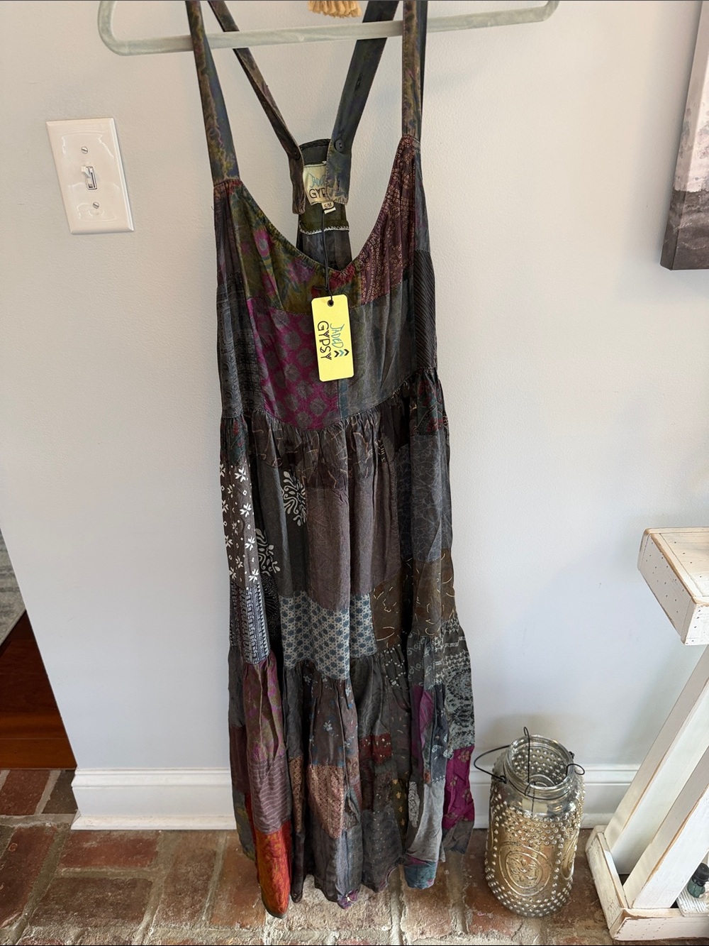 ⭐️NWT Jaded Gypsy Patchwork Maxi Dress⭐️